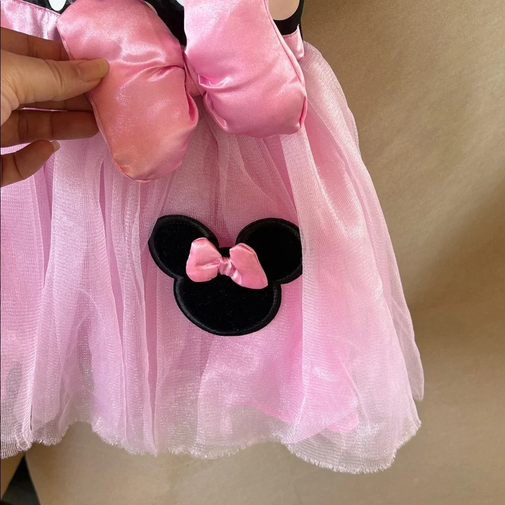 Disney Baby Pink Minnie Mouse Dress - Picture 2 of 8